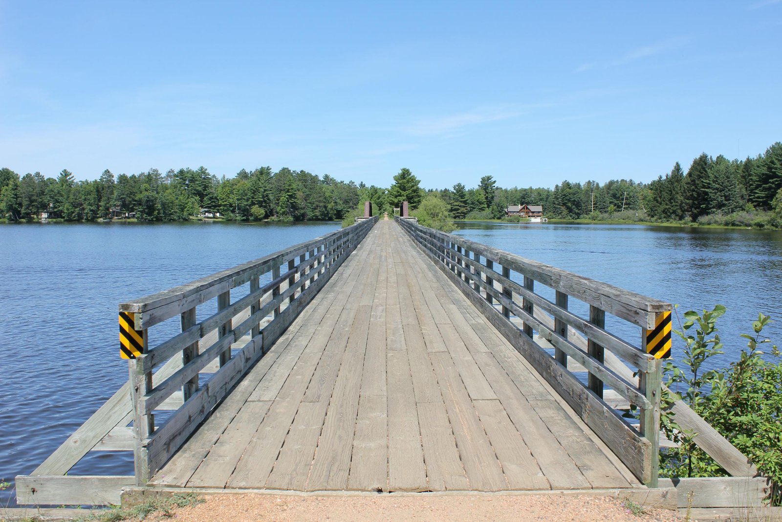 Looking north